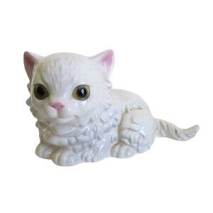 Goebel Persian Cat Kitten Porcelain Vintage Figurine -  Cat Lady Person Lover